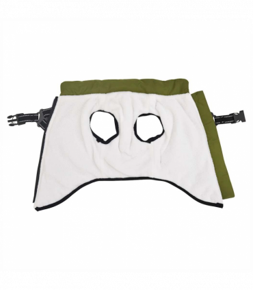 vidaXL Dog Coat with Harness Waterproof Reflective Army Green 2XL