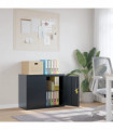 vidaXL File Cabinet Anthracite 90x40x70 cm Steel