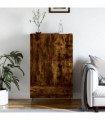 vidaXL Highboard Smoked Oak 69.5x31x115 cm Engineered Wood