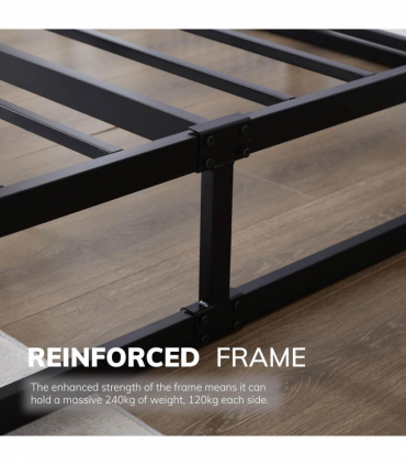 Double Metal Bed Frame Square Tube - Improved