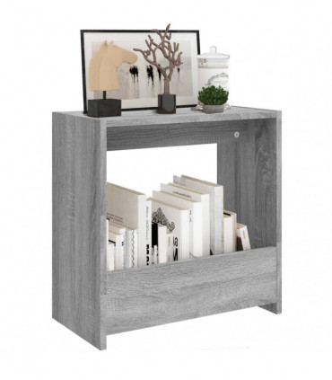 vidaXL Side Table Grey Sonoma 50x26x50 cm Engineered Wood