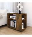 Side Table Smoked Oak 70x35x55 cm Engineered Wood
