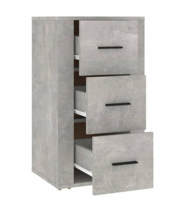 Sideboard Concrete Grey 40x33x70 cm Engineered Wood