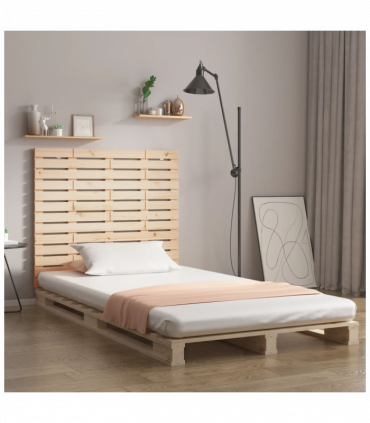 Wall Headboard 96x3x91.5 cm Solid Wood Pine