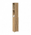 vidaXL Bathroom Cabinet Artisan Oak 25x25x170 cm Engineered Wood