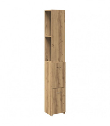 vidaXL Bathroom Cabinet Artisan Oak 25x25x170 cm Engineered Wood