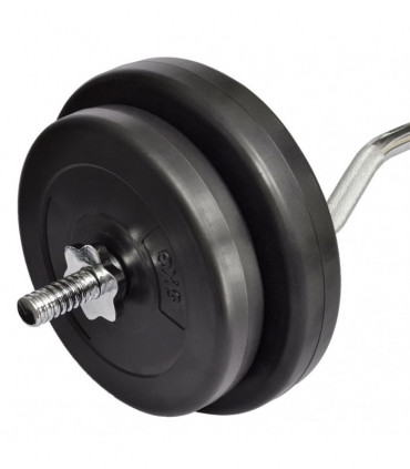 Curl Bar with Weights 30kg