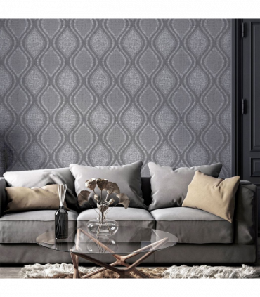 Curve Charcoal Wallpaper sw6