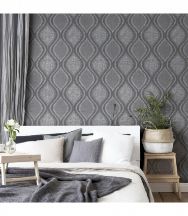 Curve Charcoal Wallpaper sw6