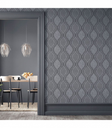 Curve Charcoal Wallpaper sw6