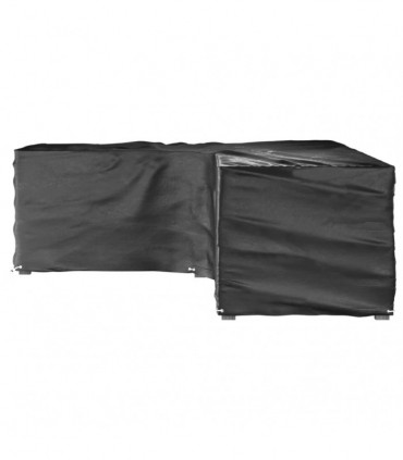 vidaXL L-Shaped Garden Furniture Cover 16 Eyelets 210x260x80 cm