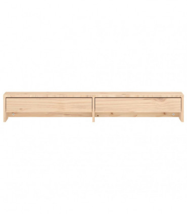 Monitor Stand 100x27x15 cm Solid Wood Pine