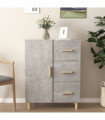 Sideboard Concrete Grey 69.5x34x90 cm Engineered Wood