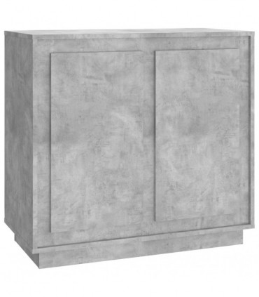 vidaXL Sideboard Concrete Grey 80x34x75 cm Engineered Wood