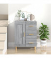 Sideboard Grey Sonoma 69.5x34x90 cm Engineered Wood