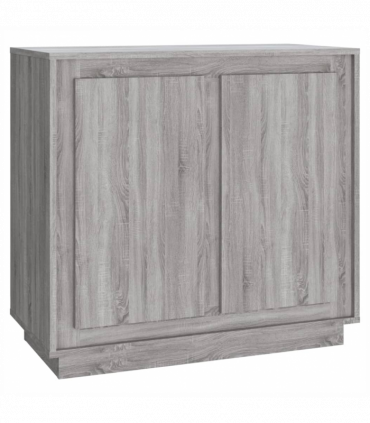 vidaXL Sideboard Grey Sonoma 80x34x75 cm Engineered Wood