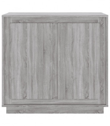 vidaXL Sideboard Grey Sonoma 80x34x75 cm Engineered Wood
