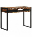 vidaXL Desk Multicolour 100x50x75 cm Solid Wood Reclaimed