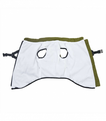 vidaXL Dog Coat with Harness Waterproof Reflective Army Green 3XL