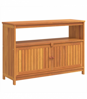 vidaXL Garden Console Table 110x35x75 cm Solid Wood Acacia