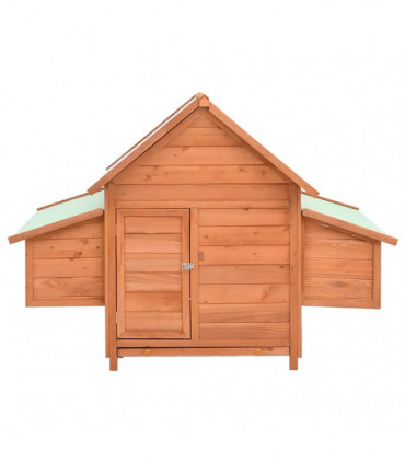 Chicken Coop 152x96x110 cm Solid Firwood