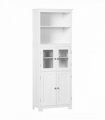 Kitchen Cupboard Storage Cabinet White 60cm x 30cm x 162cm Adjustable Shelves