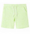 Kids' Shorts with Drawstring Neon Yellow 104