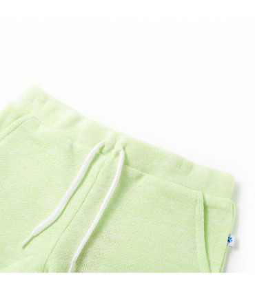 Kids' Shorts with Drawstring Neon Yellow 104