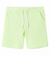 Kids' Shorts with Drawstring Neon Yellow 116