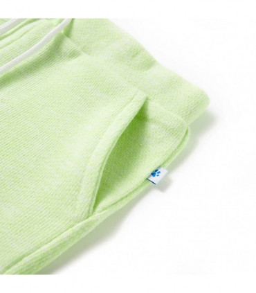 Kids' Shorts with Drawstring Neon Yellow 116