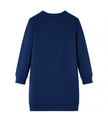 Kids' Sweatshirt Dress Navy 116