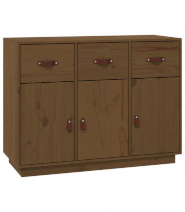 Sideboard Honey Brown 100x40x75 cm Solid Wood Pine