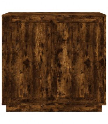 vidaXL Sideboard Smoked Oak 80x34x75 cm Engineered Wood