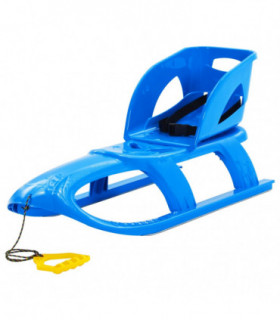 Sledge with Seat Blue 102.5x40x23 cm Polypropylene