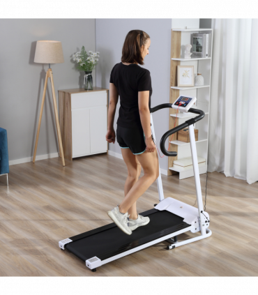 1-10Km/h Folding Treadmill Home Running Fitness Machine Safety Stopper HOMCOM