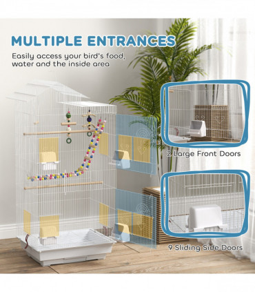 PawHut 81cm Cat Scratching Post w/ Jute Rope, Hanging Ball, Soft Plush Beige