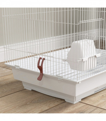 PawHut 81cm Cat Scratching Post w/ Jute Rope, Hanging Ball, Soft Plush Beige