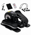 SPORTNOW Mini Elliptical Machine, Seated Pedal Exerciser w/ Remote Control