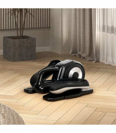 SPORTNOW Mini Elliptical Machine, Seated Pedal Exerciser w/ Remote Control