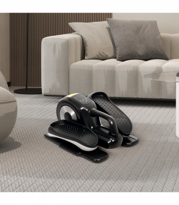 SPORTNOW Mini Elliptical Machine, Seated Pedal Exerciser w/ Remote Control