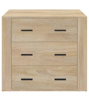 Sideboard Sonoma Oak 80x33x70 cm Engineered Wood