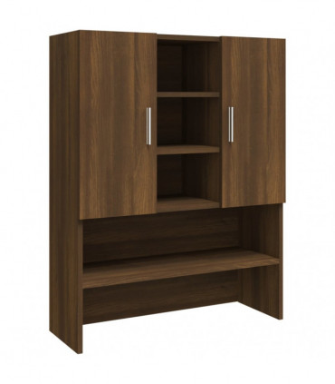 Washing Machine Cabinet Brown Oak 70.5x25.5x90 cm