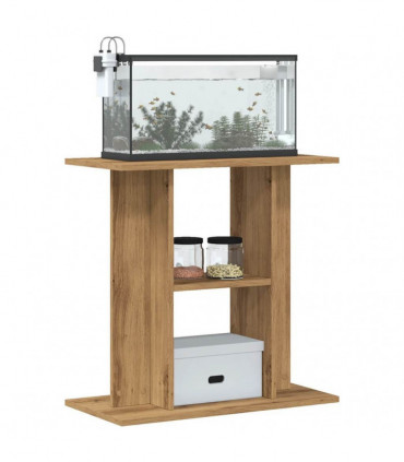 vidaXL Aquarium Stand Artisan Oak 60x30x60 cm Engineered Wood