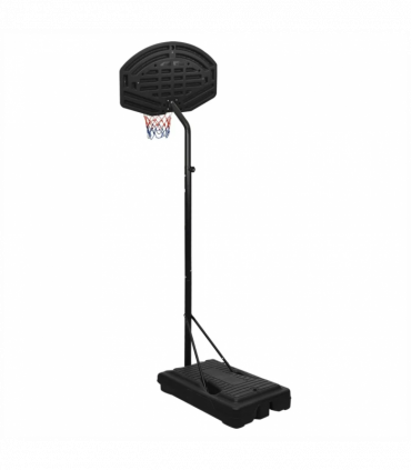 vidaXL Basketball Stand Black 237-307 cm Polyethene