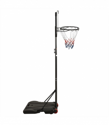 vidaXL Basketball Stand Transparent 216-250 cm Polycarbonate