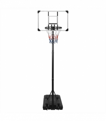 vidaXL Basketball Stand Transparent 235-305 cm Polycarbonate
