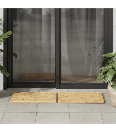 vidaXL Bath Mats 2 pcs 50x35 cm Bamboo