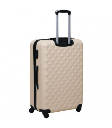 Hardcase Trolley Set 3 pcs Gold ABS