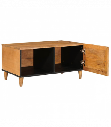 vidaXL Coffee Table Light brown 80 x 50 x 40 cm Solid mango wood