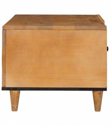 vidaXL Coffee Table Light brown 80 x 50 x 40 cm Solid mango wood